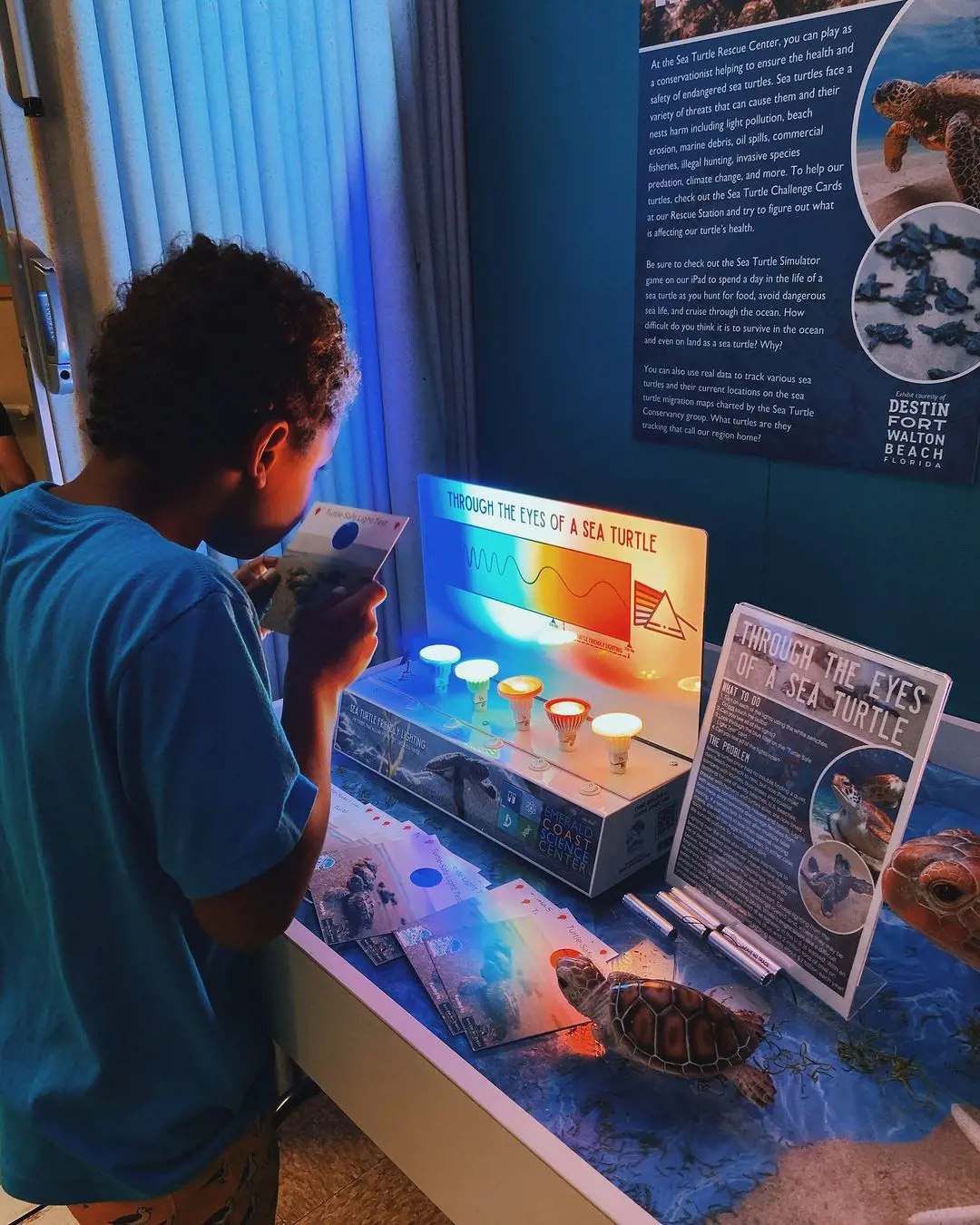 Kids learning about science in Emerald Coast Science Center 