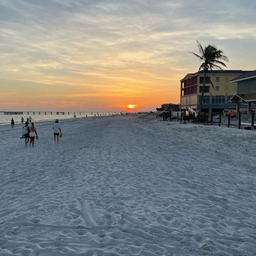 . Fort Myers Beach is a famous destination in the sunshine state