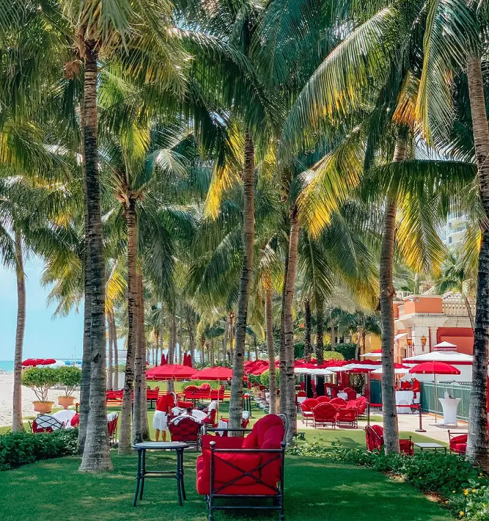 A perfect beach side relaxing place in the hotel with the perfect setting