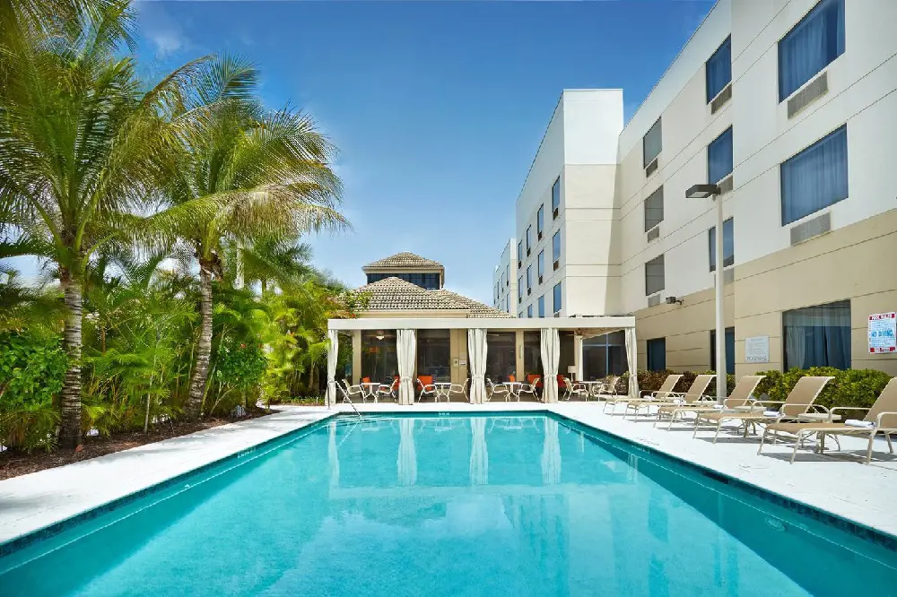 Hilton Garden Inn at West Palm Beach is one of the closest hotel from the airport